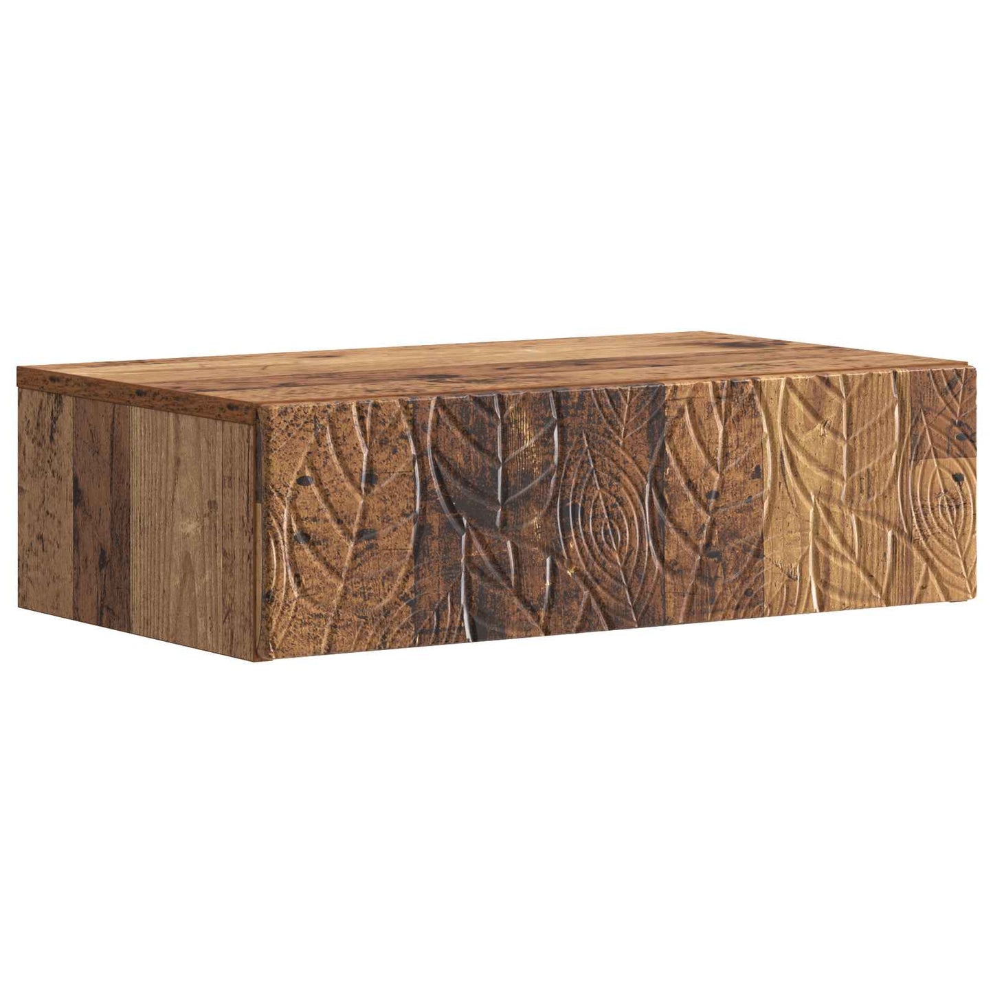 Wall-Mounted Side Table Old Wood 59 x 34.5 x 17 cm
