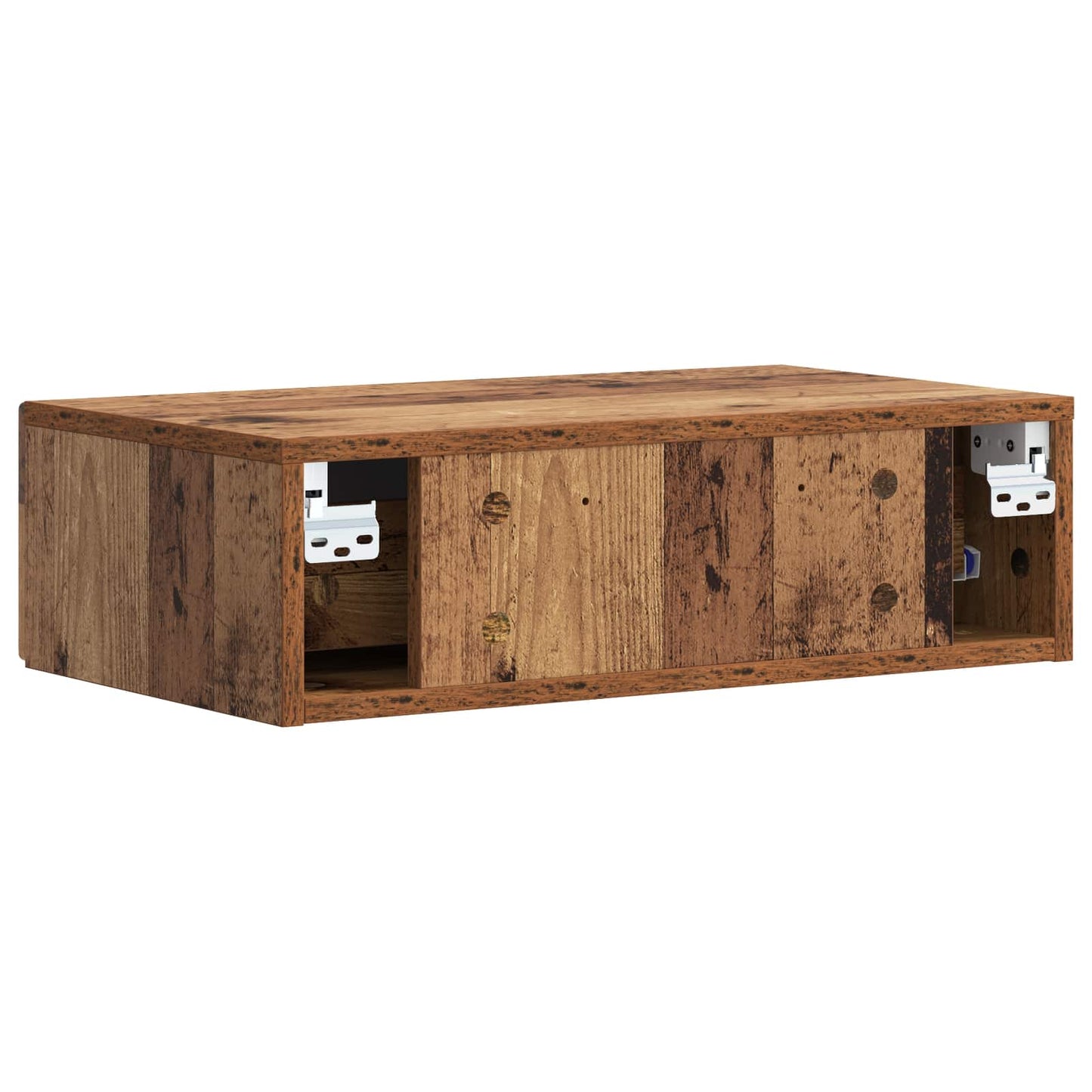 Wall-Mounted Side Table Old Wood 59 x 34.5 x 17 cm