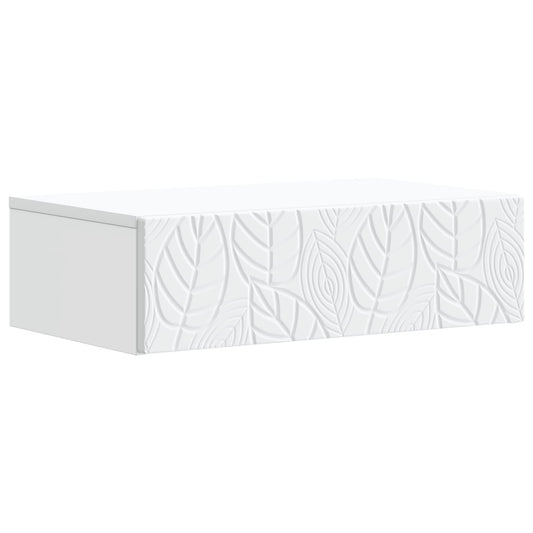 Wall-Mounted Side Table White 87.5 x 34.5 x 17 cm