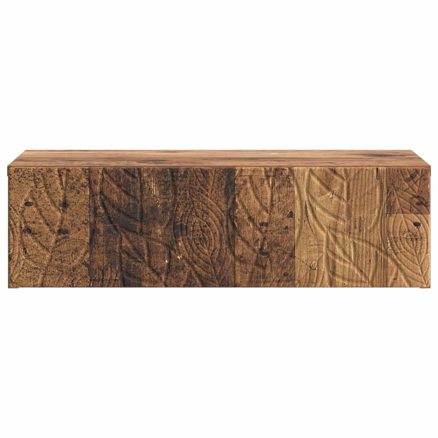 Wall-Mounted Side Table Old Wood 87.5 x 34.5 x 17 cm