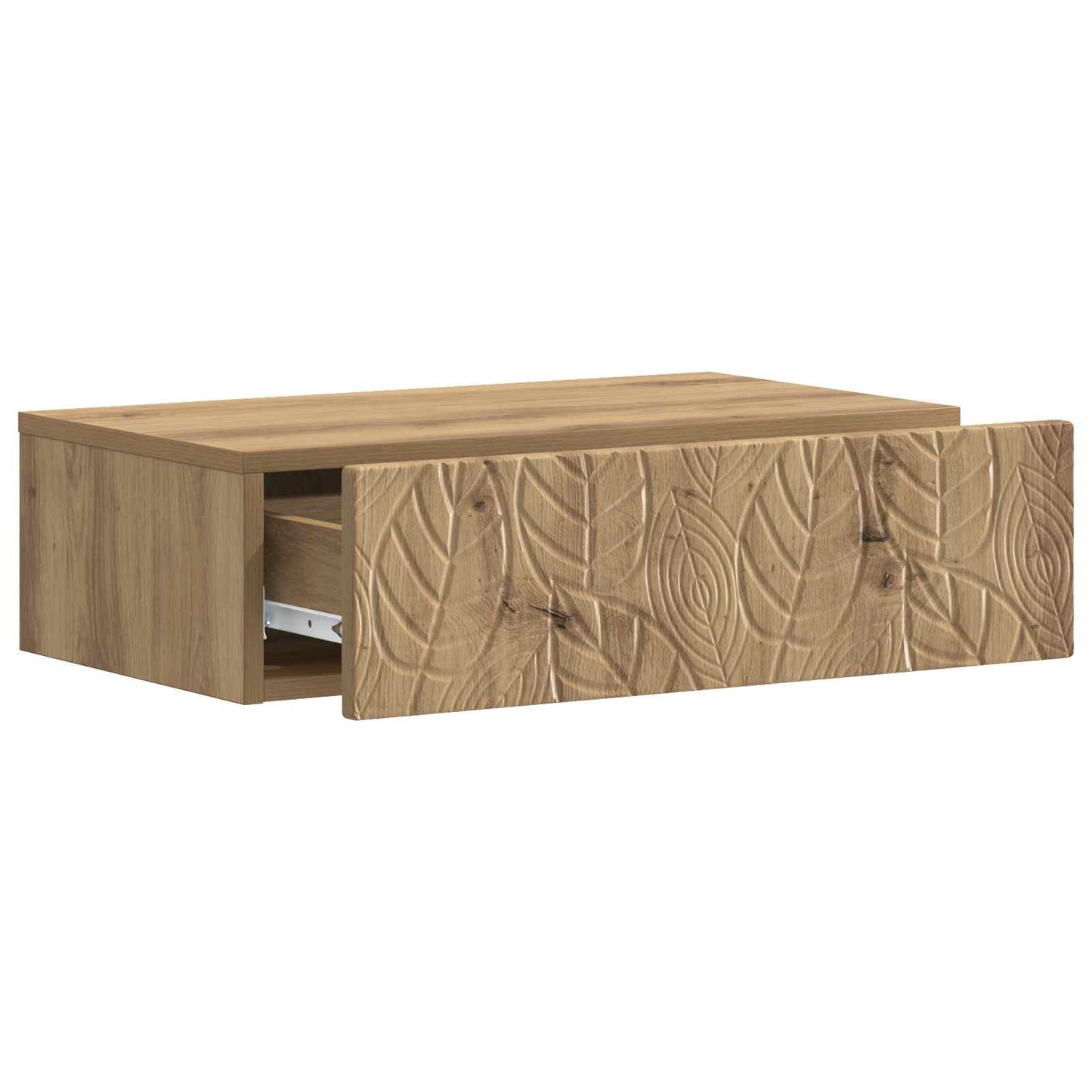 Wall-Mounted Side Table Artisan Oak 87.5 x 34.5 x 17 cm