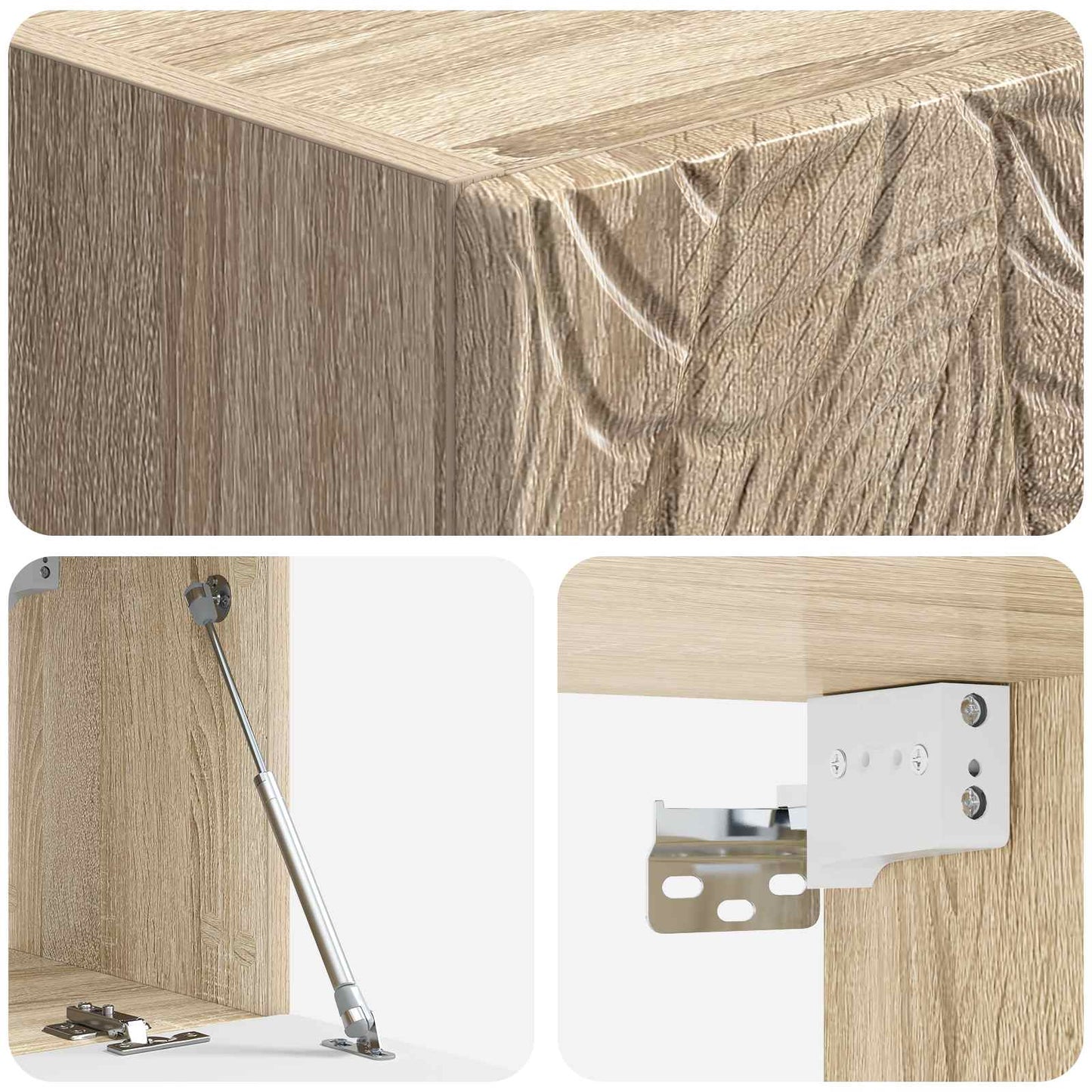 Wall-Mounted TV Cabinet 59.5 x 41 x 30 cm Sonoma Oak