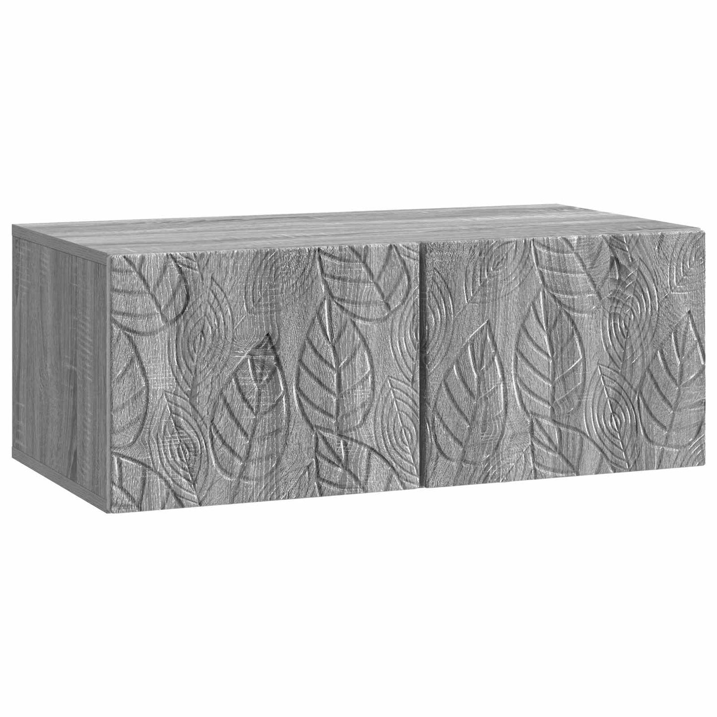 Wall-Mounted TV Cabinet 98 x 41 x 30 cm Grey Sonoma