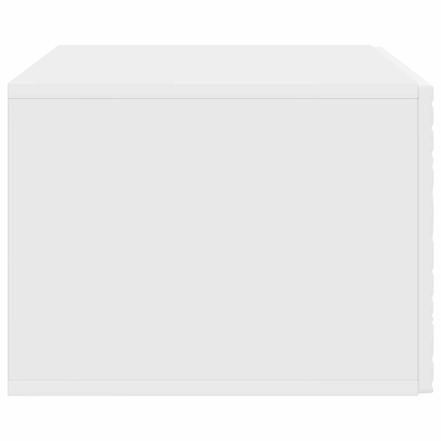 Wall-Mounted TV Cabinet 98 x 31 cm White Engineered Wood