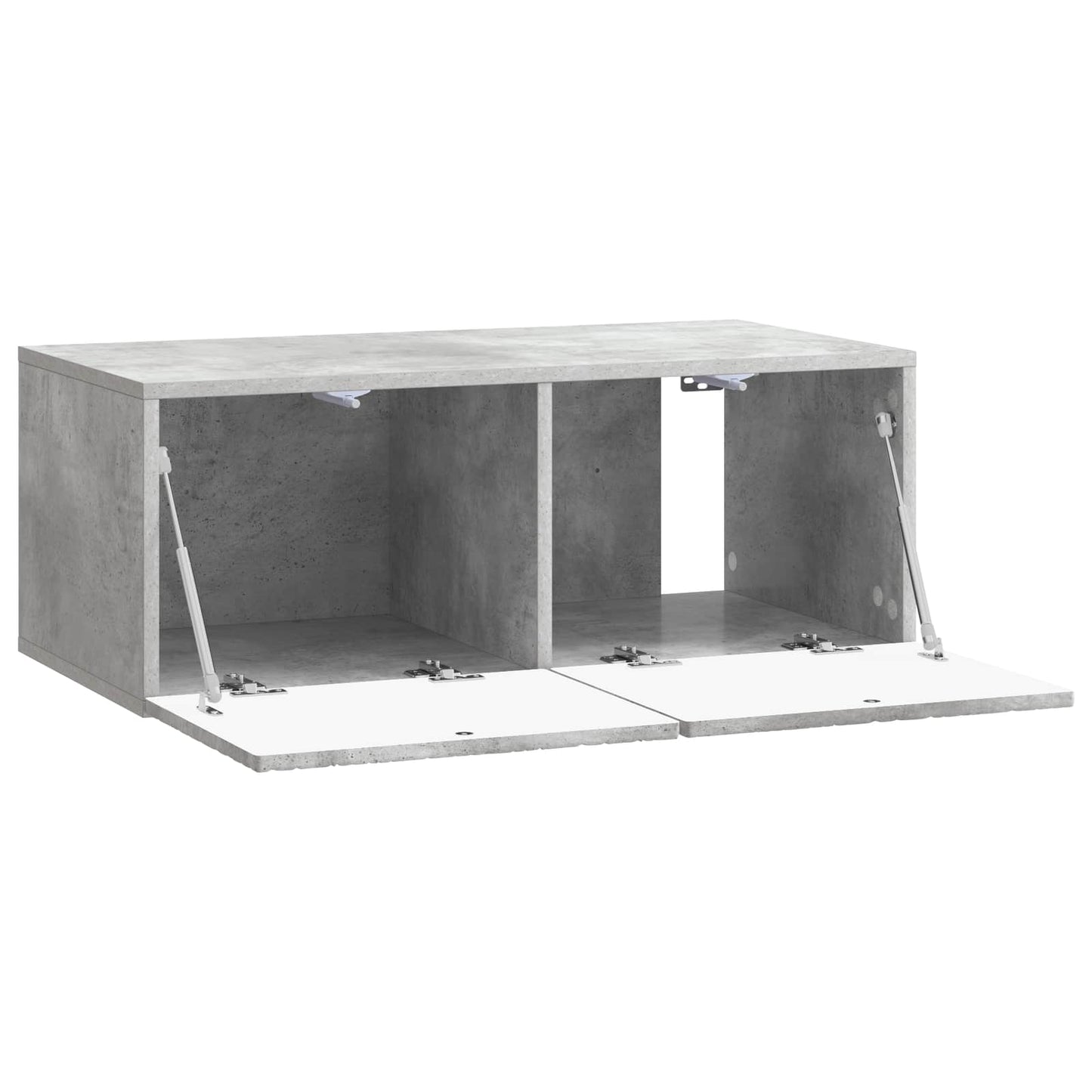 Wall-Mounted TV Cabinet 98 x 31 cm Concrete Grey