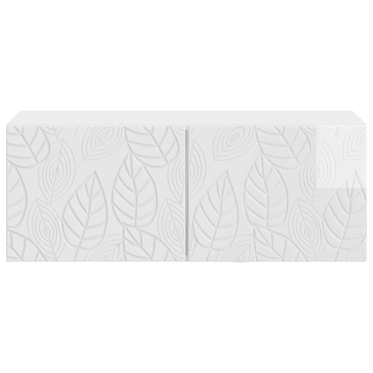 Wall-Mounted TV Cabinet 98 x 31 cm High Gloss White