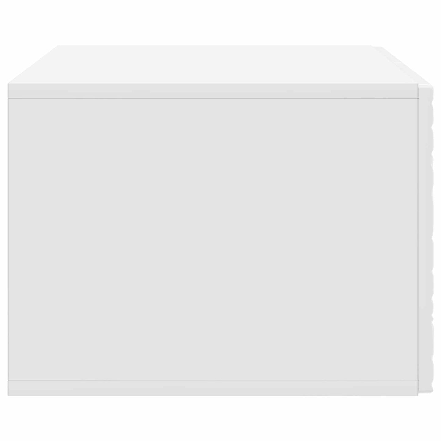Wall-Mounted TV Cabinet 98 x 31 cm High Gloss White