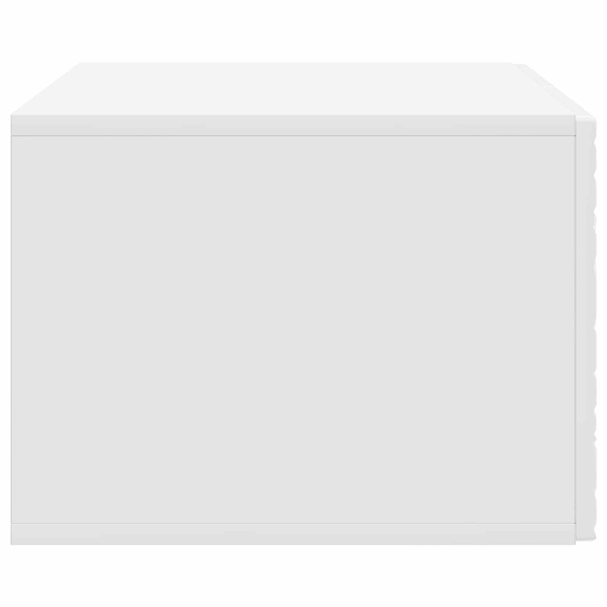 Wall-Mounted TV Cabinet 98 x 31 cm High Gloss White