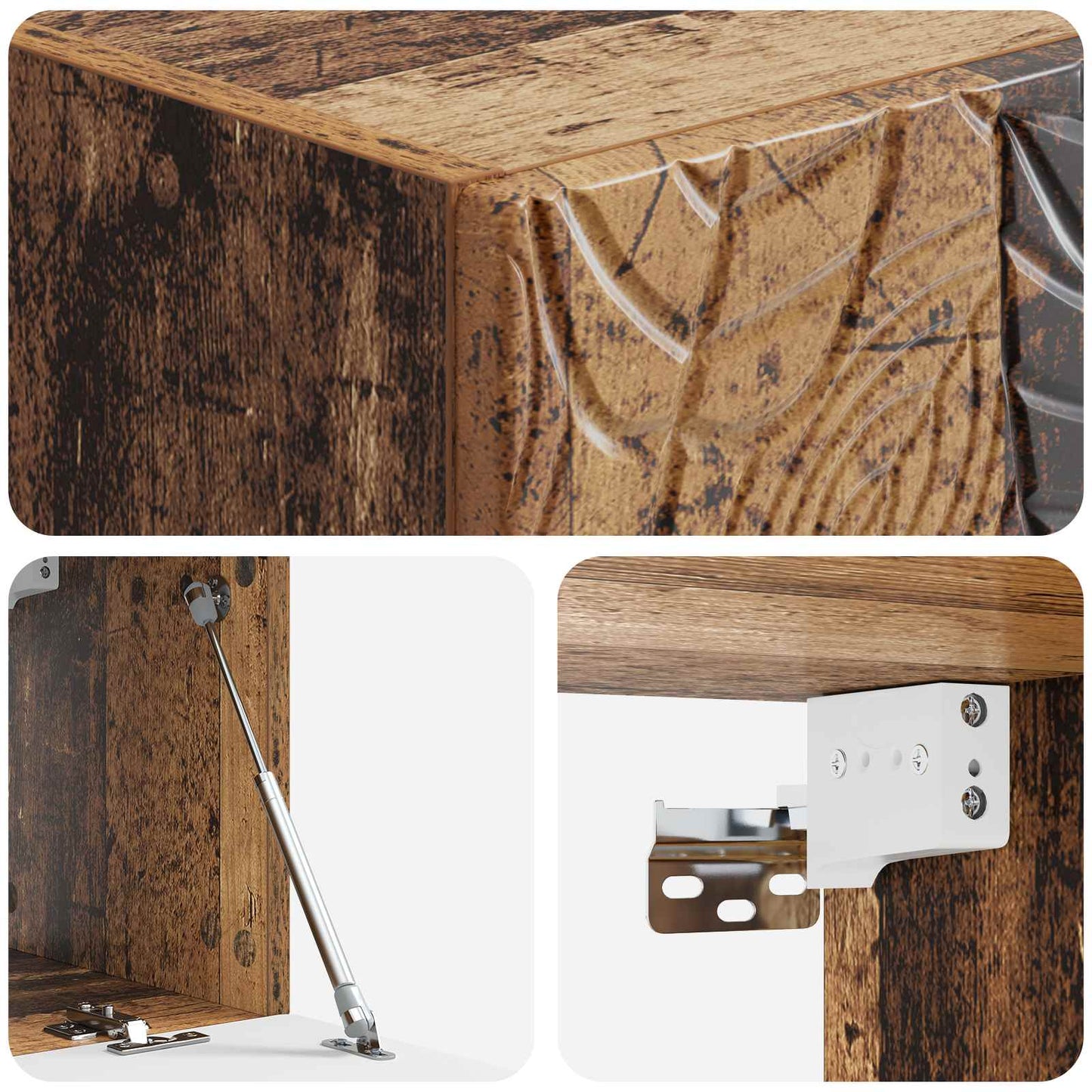 Wall-Mounted TV Cabinet 98 x 31 cm Old Wood Engineered Wood
