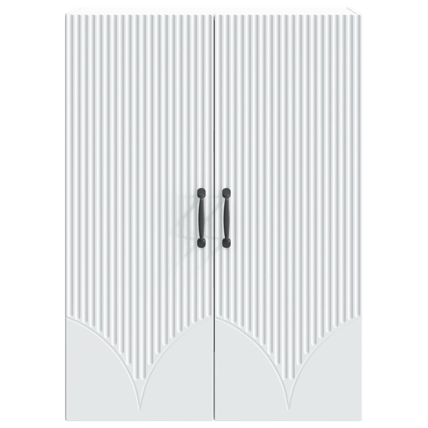 Wall-Mounted Cabinet White 66 x 34.5 x 90 cm Engineered Wood