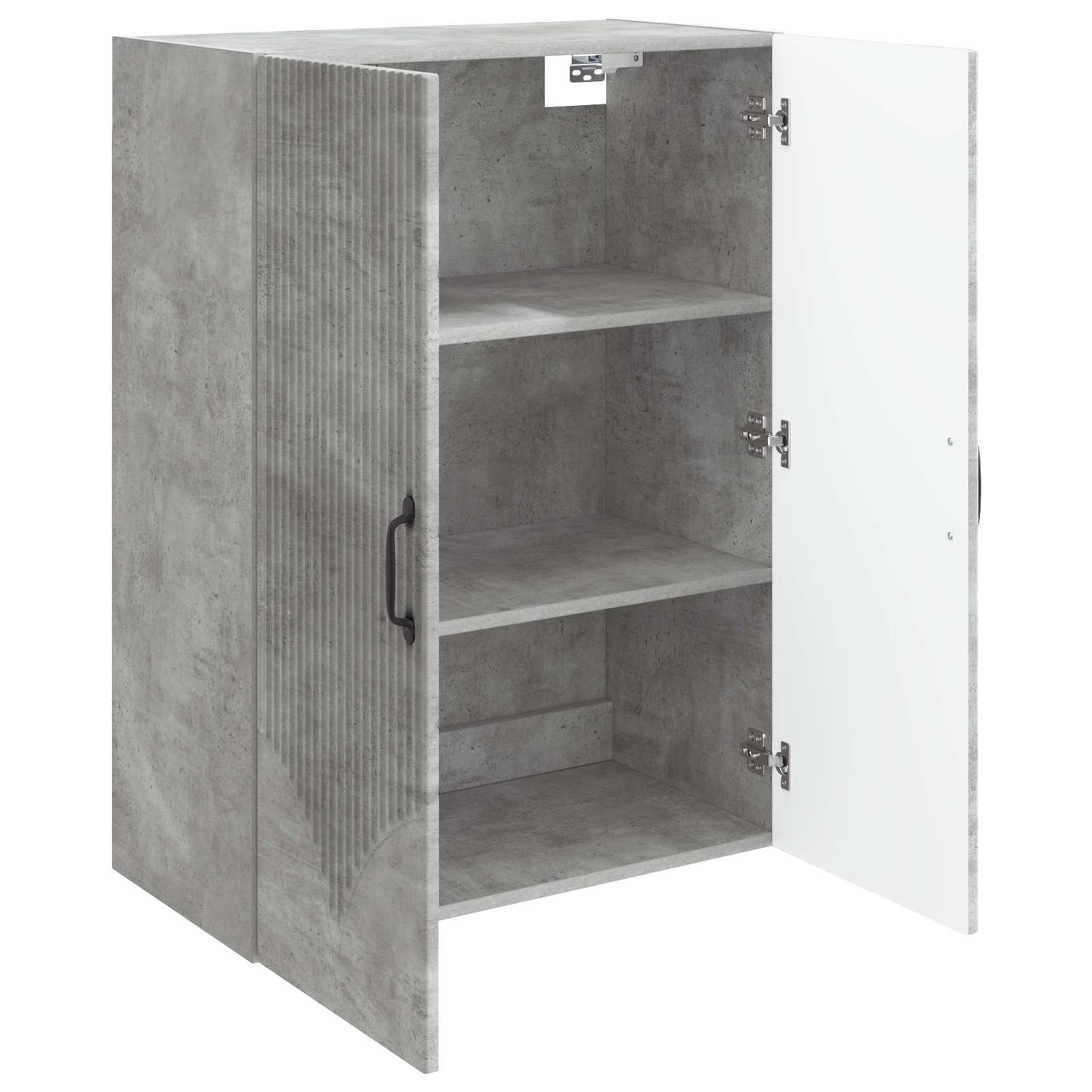 Wall-Mounted Cabinet Concrete Grey 66 x 34.5 x 90 cm