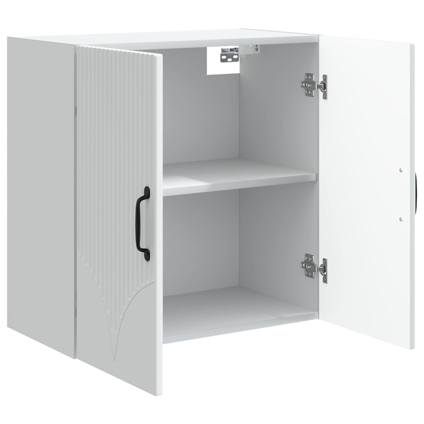 Wall-Mounted Cabinet White 59 x 31 x 60 cm Engineered Wood