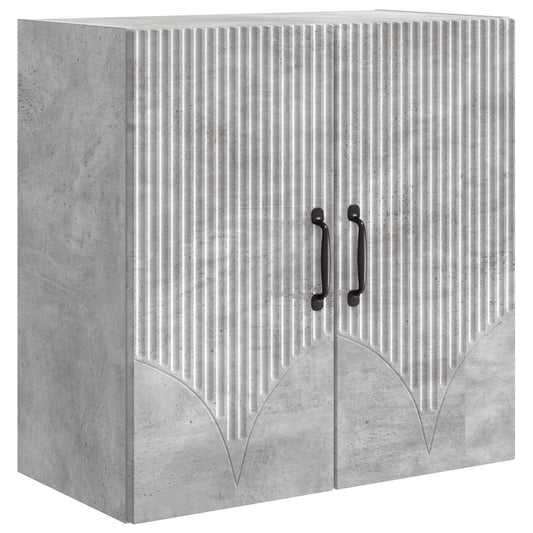 Wall-Mounted Cabinet Concrete Grey 59 x 31 x 60 cm