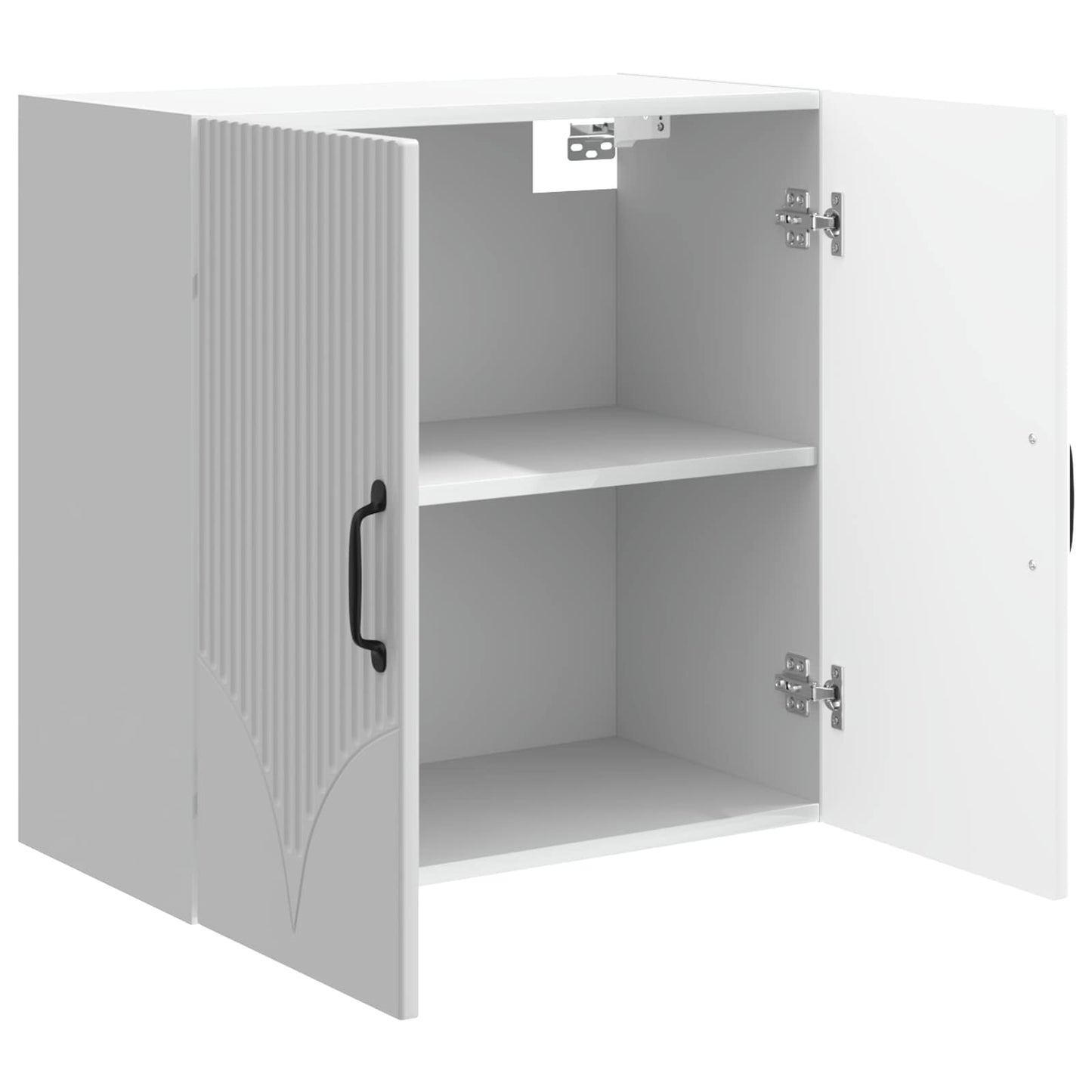 Wall-Mounted Cabinet High Gloss White 59 x 31 x 60 cm