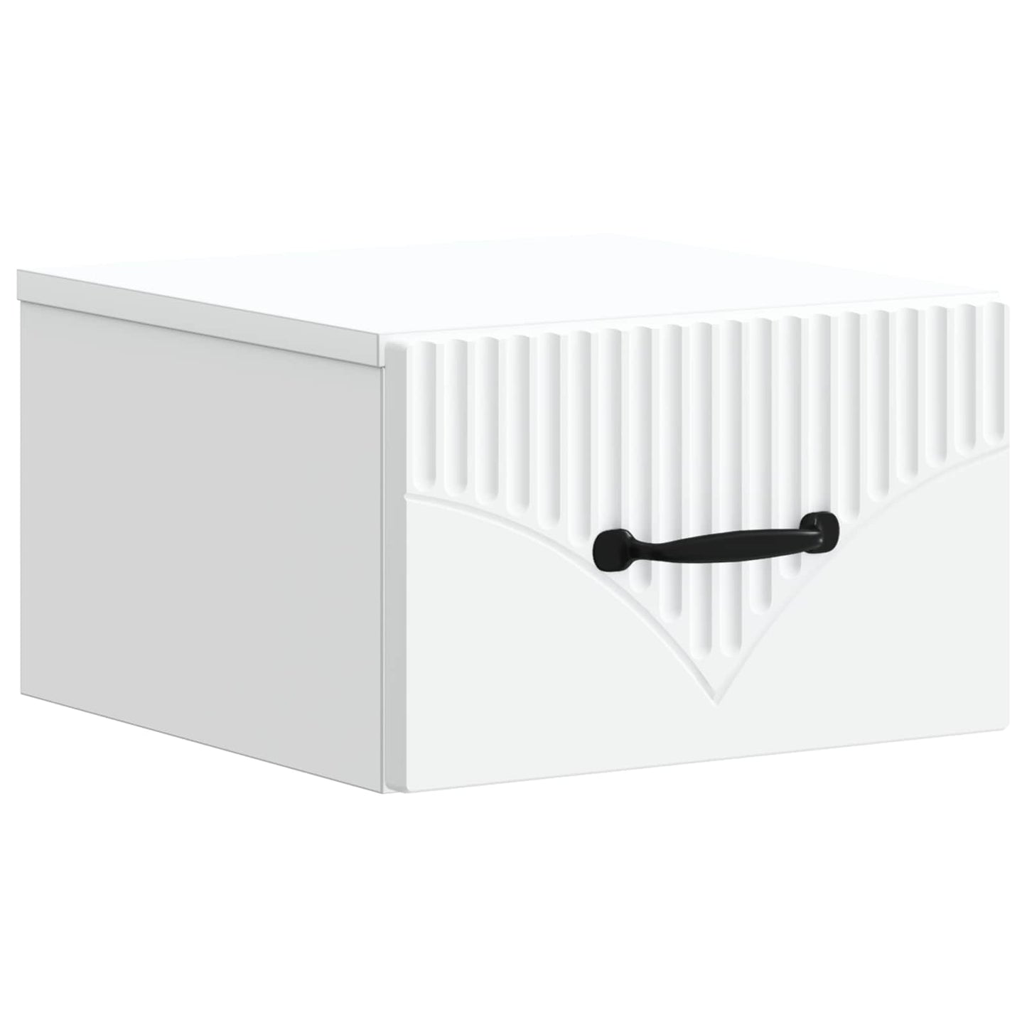 Wall-Mounted Bedside Cabinet White 34.5 x 33 x 20 cm
