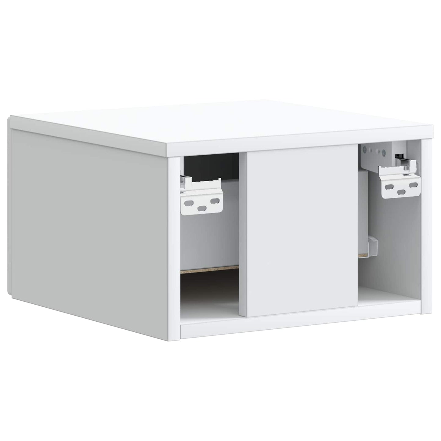 Wall-Mounted Bedside Cabinet White 34.5 x 33 x 20 cm