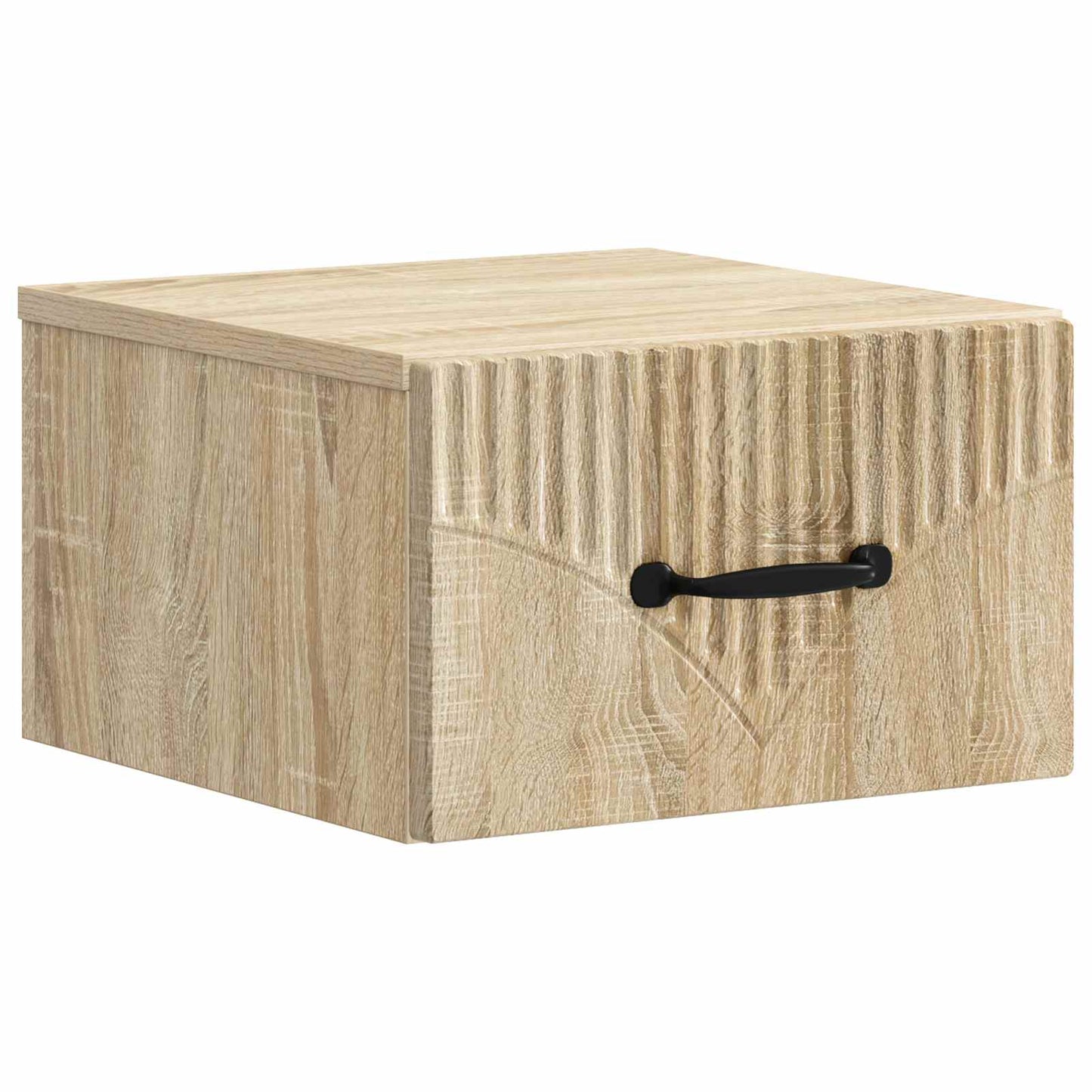 Wall-Mounted Bedside Cabinet 2 pcs Sonoma Oak 34.5 x 33 x 20 cm