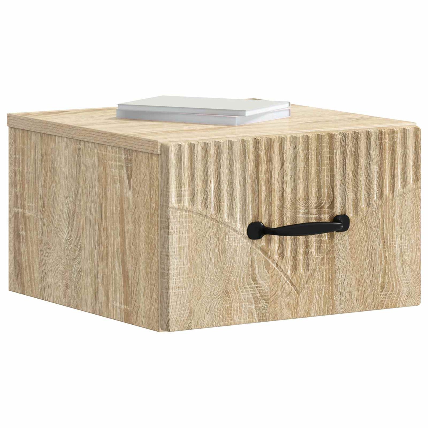 Wall-Mounted Bedside Cabinet 2 pcs Sonoma Oak 34.5 x 33 x 20 cm