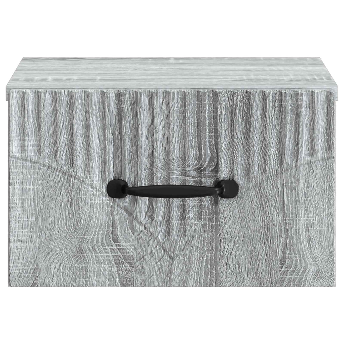 Wall-Mounted Bedside Cabinet Grey Sonoma 34.5 x 33 x 20 cm