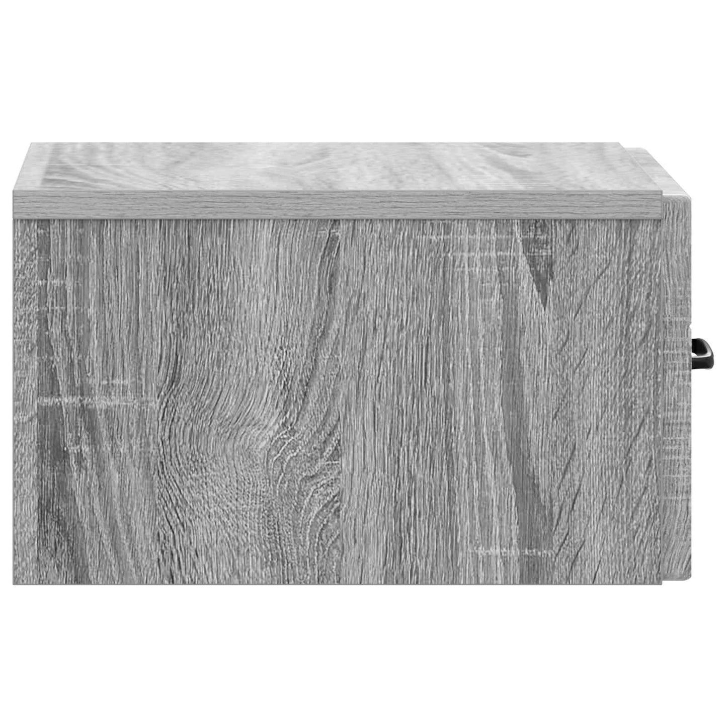 Wall-Mounted Bedside Cabinet Grey Sonoma 34.5 x 33 x 20 cm