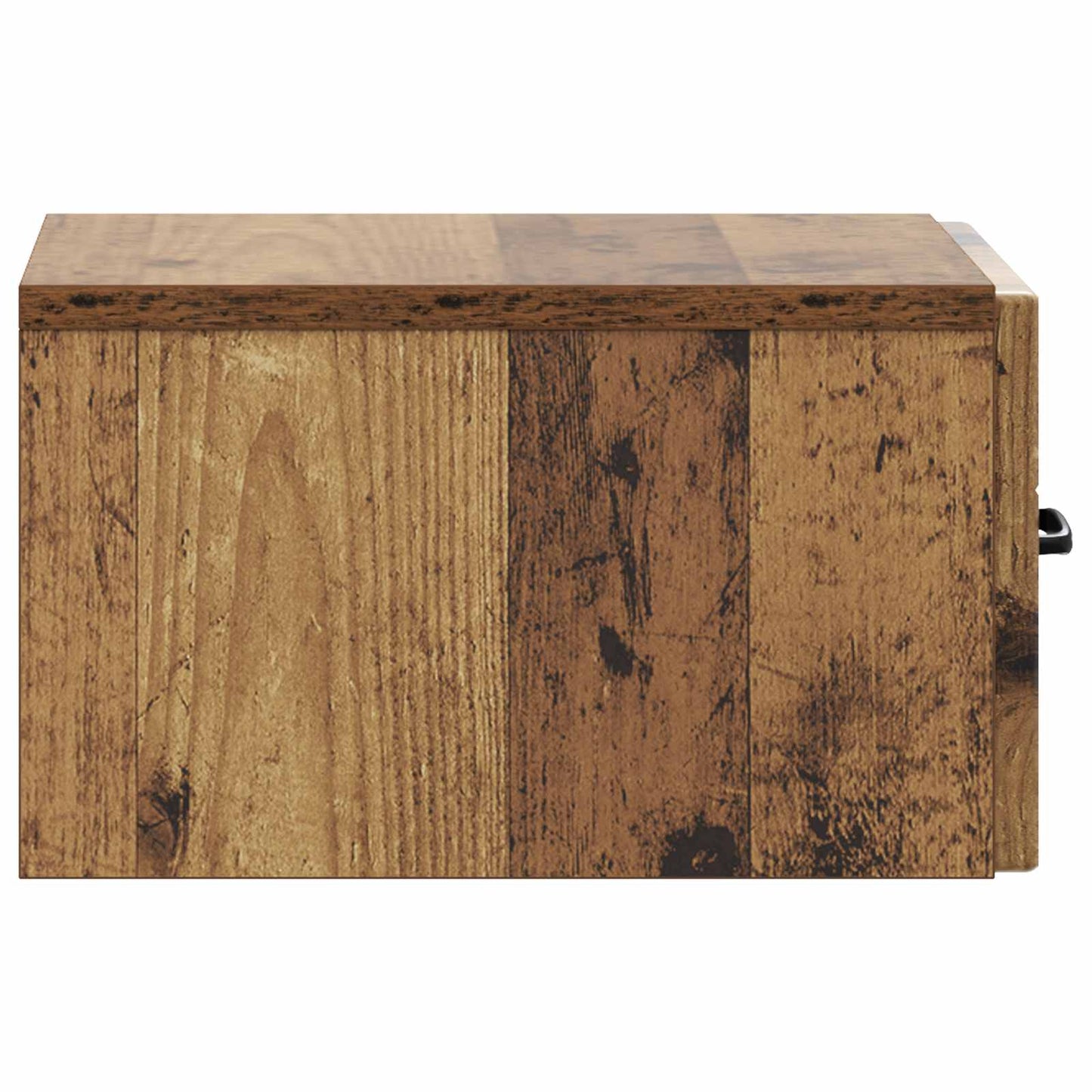 Wall-Mounted Bedside Cabinet Old Wood 34.5 x 33 x 20 cm