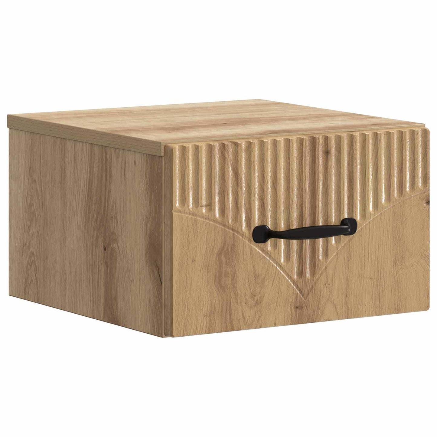 Wall-Mounted Bedside Cabinet 2 pcs Artisan Oak Engineered Wood