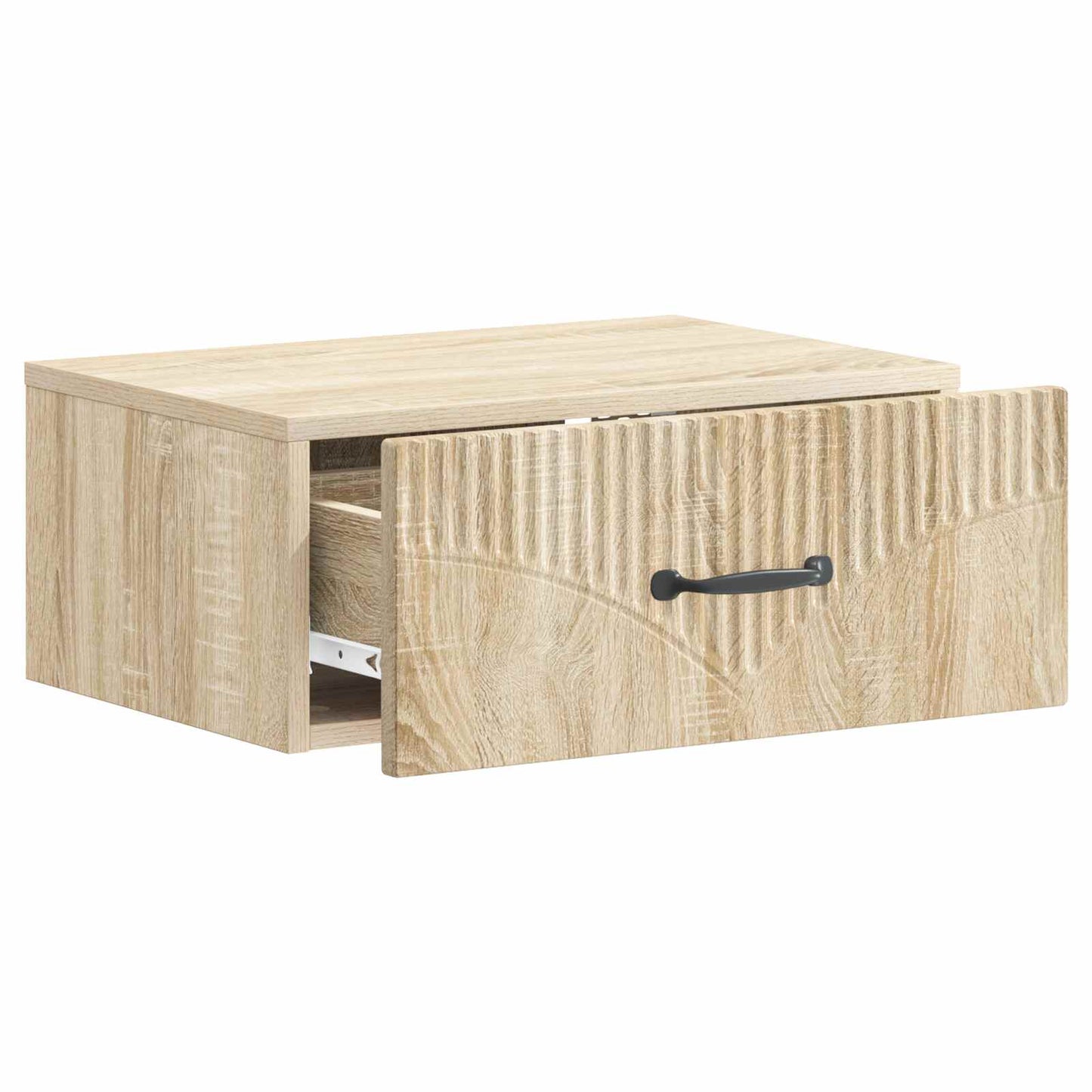 Wall-Mounted Bedside Cabinet 2 pcs Sonoma Oak 49 x 34.5 x 20 cm