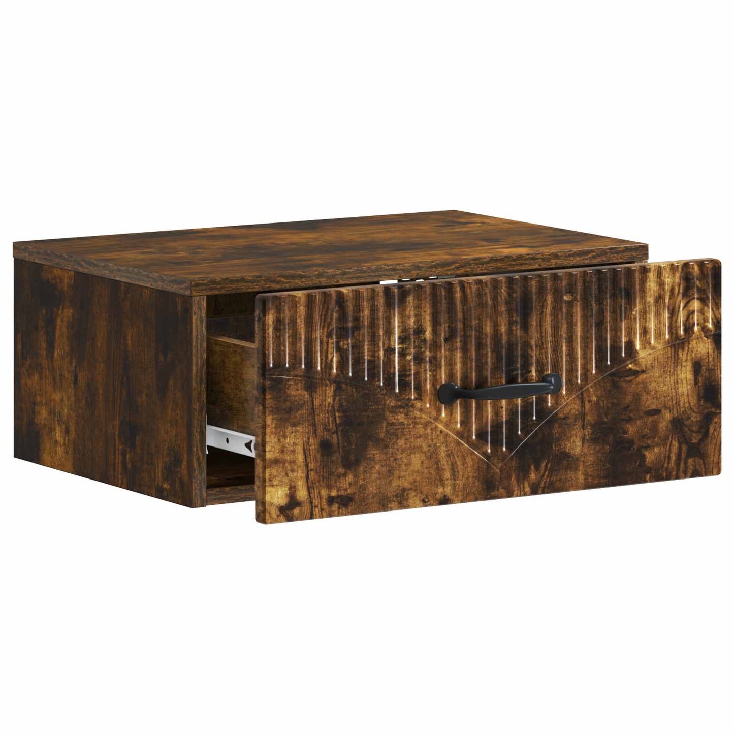 Wall-Mounted Bedside Cabinet 2 pcs Smoked Oak 49 x 34.5 x 20 cm