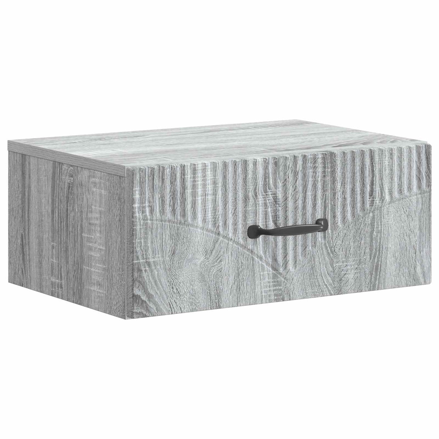 Wall-Mounted Bedside Cabinet 2 pcs Grey Sonoma Engineered Wood