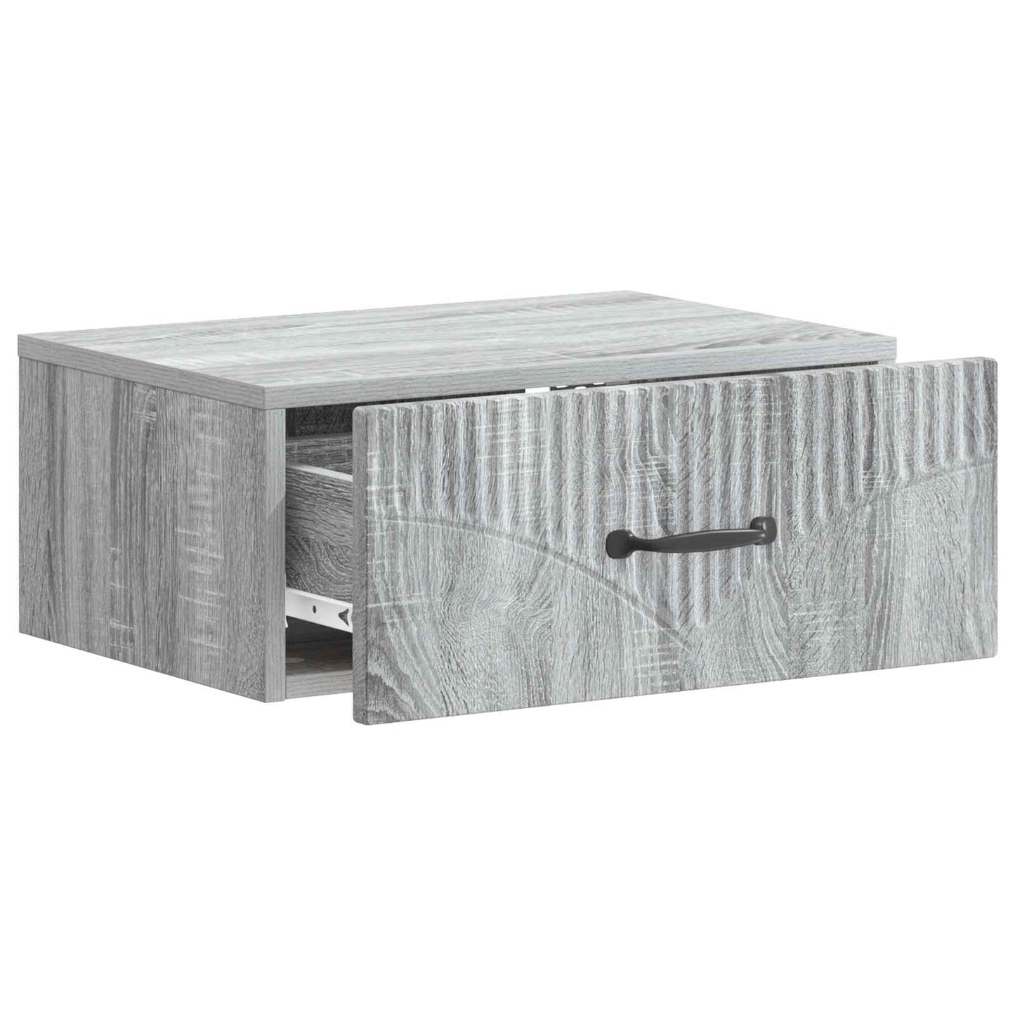 Wall-Mounted Bedside Cabinet 2 pcs Grey Sonoma Engineered Wood