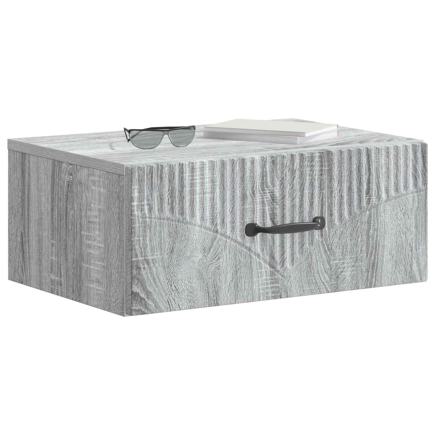 Wall-Mounted Bedside Cabinet 2 pcs Grey Sonoma Engineered Wood