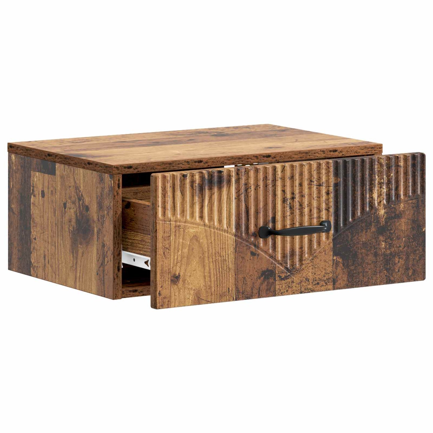 Wall-Mounted Bedside Cabinet 2 pcs Old Wood 49 x 34.5 x 20 cm