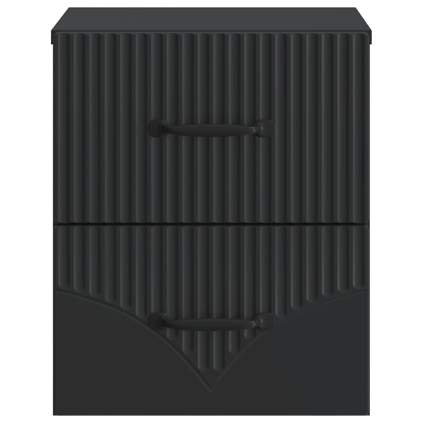 Wall-Mounted Bedside Cabinet Black 34.5 x 33 x 40 cm