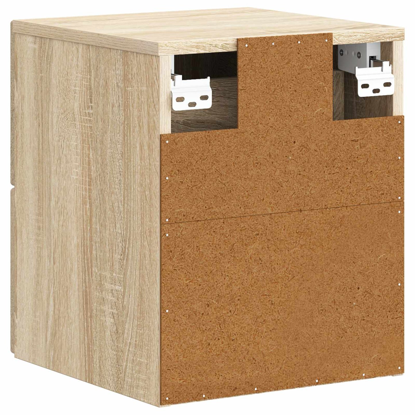 Wall-Mounted Bedside Cabinet Sonoma Oak 34.5 x 33 x 40 cm