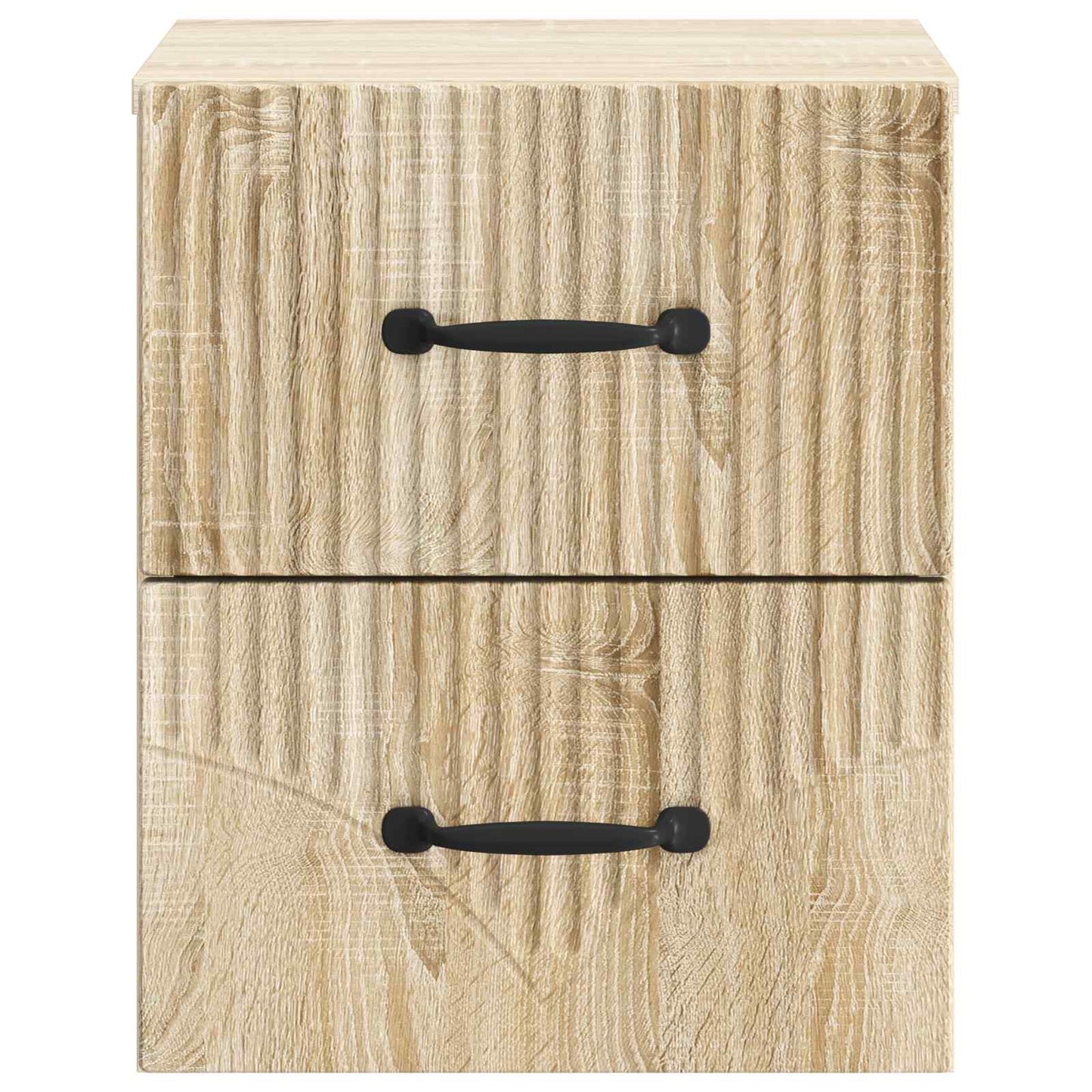 Wall-Mounted Bedside Cabinet Sonoma Oak 34.5 x 33 x 40 cm