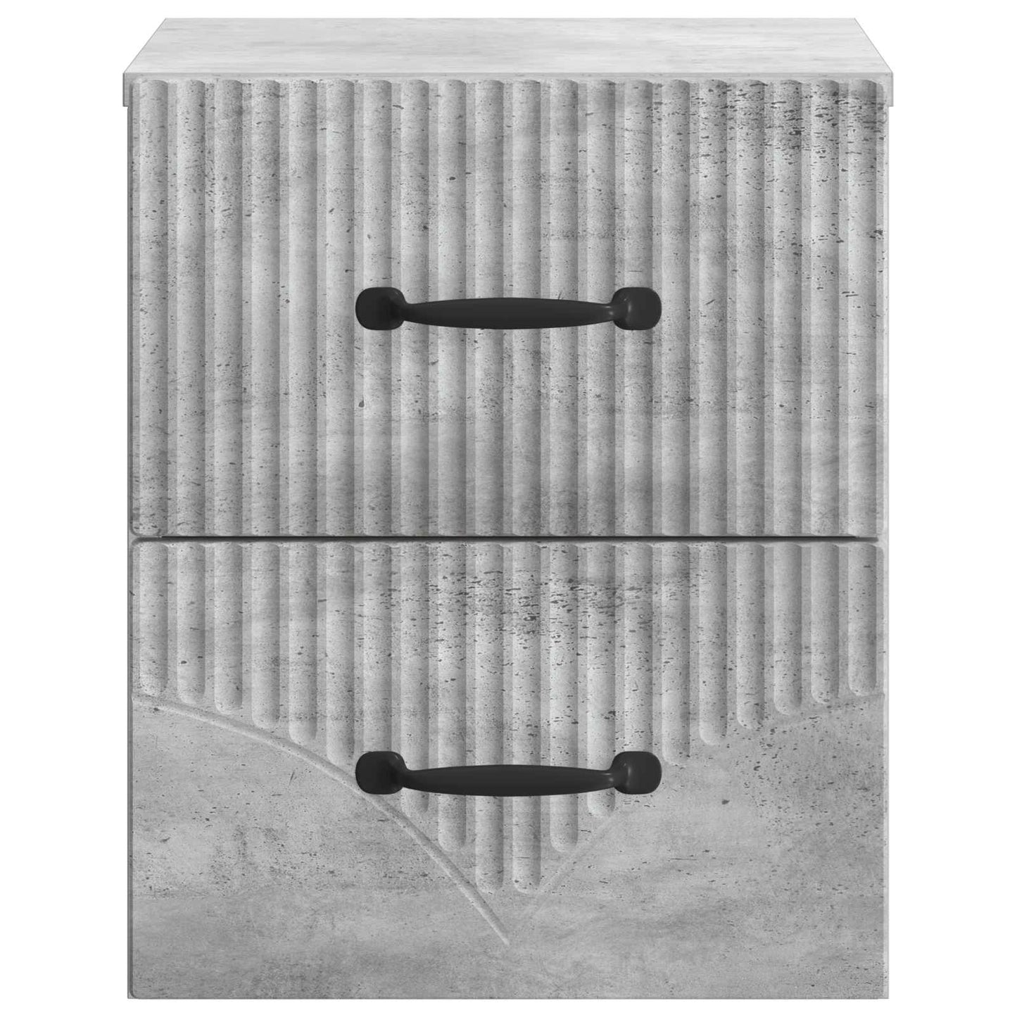 Wall-Mounted Bedside Cabinet Concrete Grey 34.5 x 33 x 40 cm