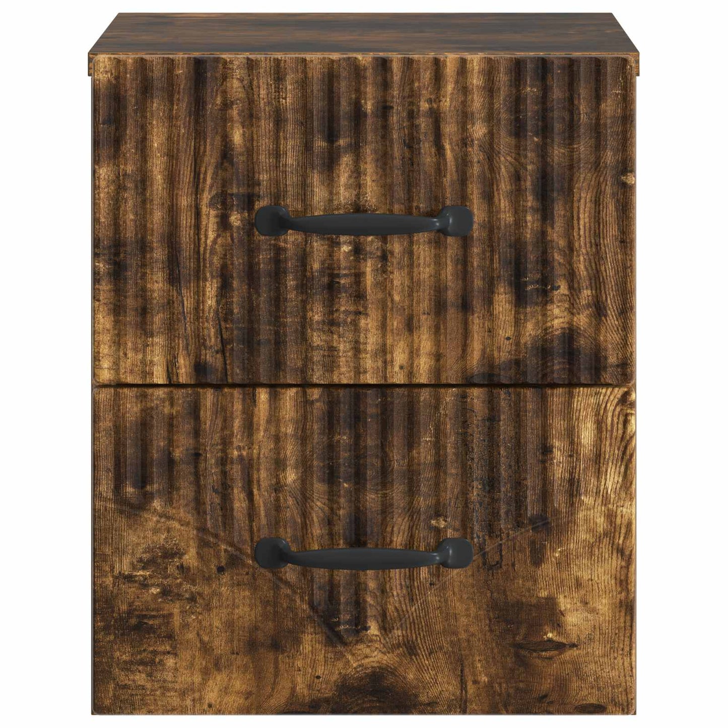 Wall-Mounted Bedside Cabinet Smoked Oak 34.5 x 33 x 40 cm