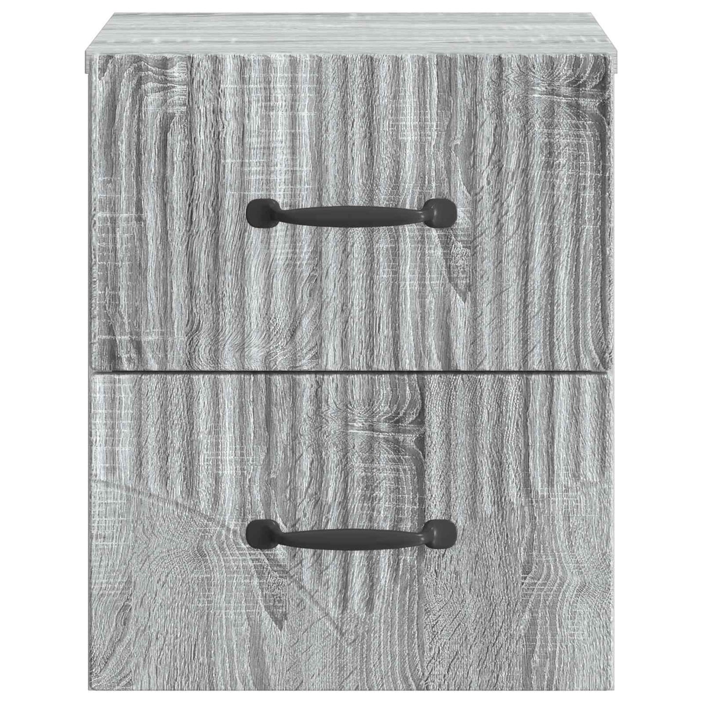 Wall-Mounted Bedside Cabinet 2 pcs Grey Sonoma Engineered Wood