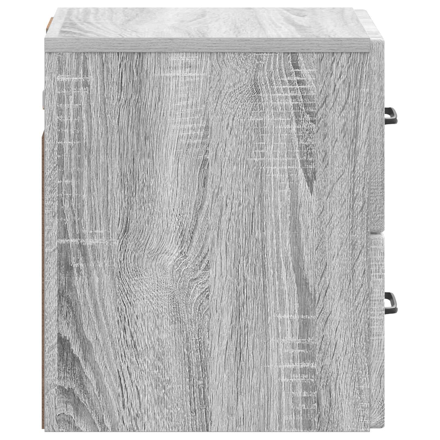 Wall-Mounted Bedside Cabinet 2 pcs Grey Sonoma Engineered Wood