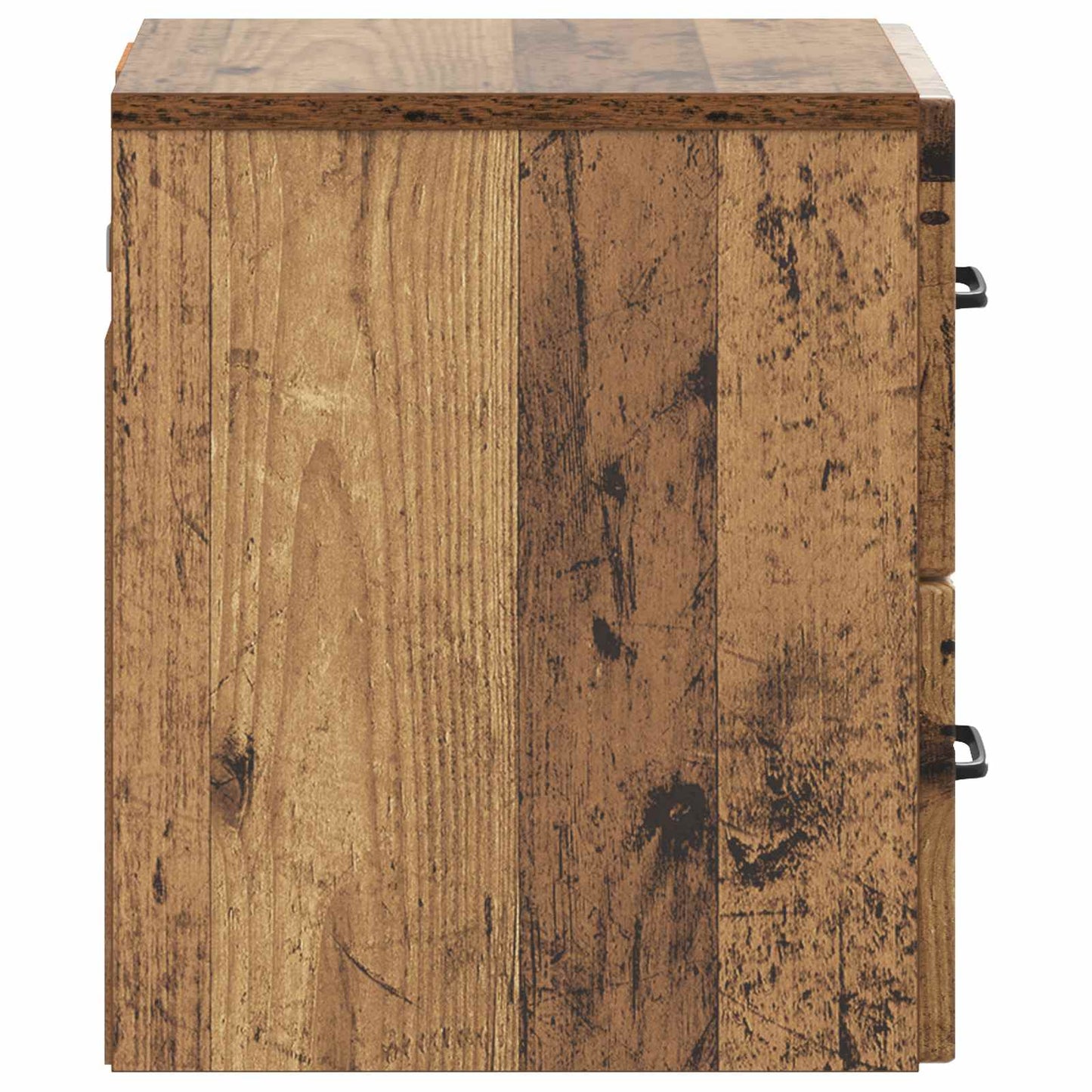 Wall-Mounted Bedside Cabinet Old Wood 34.5 x 33 x 40 cm