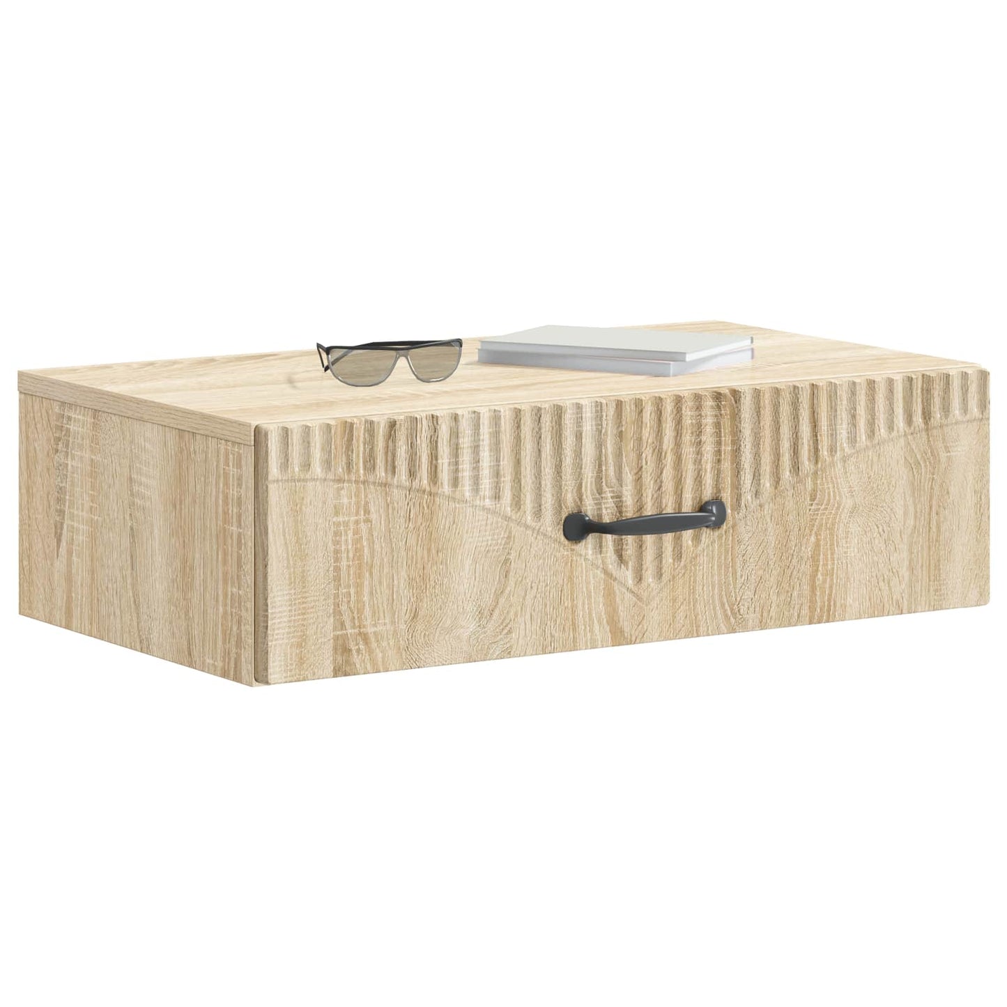 Wall-Mounted Side Table Sonoma Oak 59 x 34.5 x 17 cm