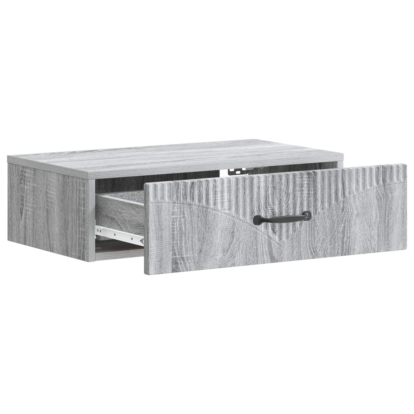 Wall-Mounted Side Table Grey Sonoma 59 x 34.5 x 17 cm