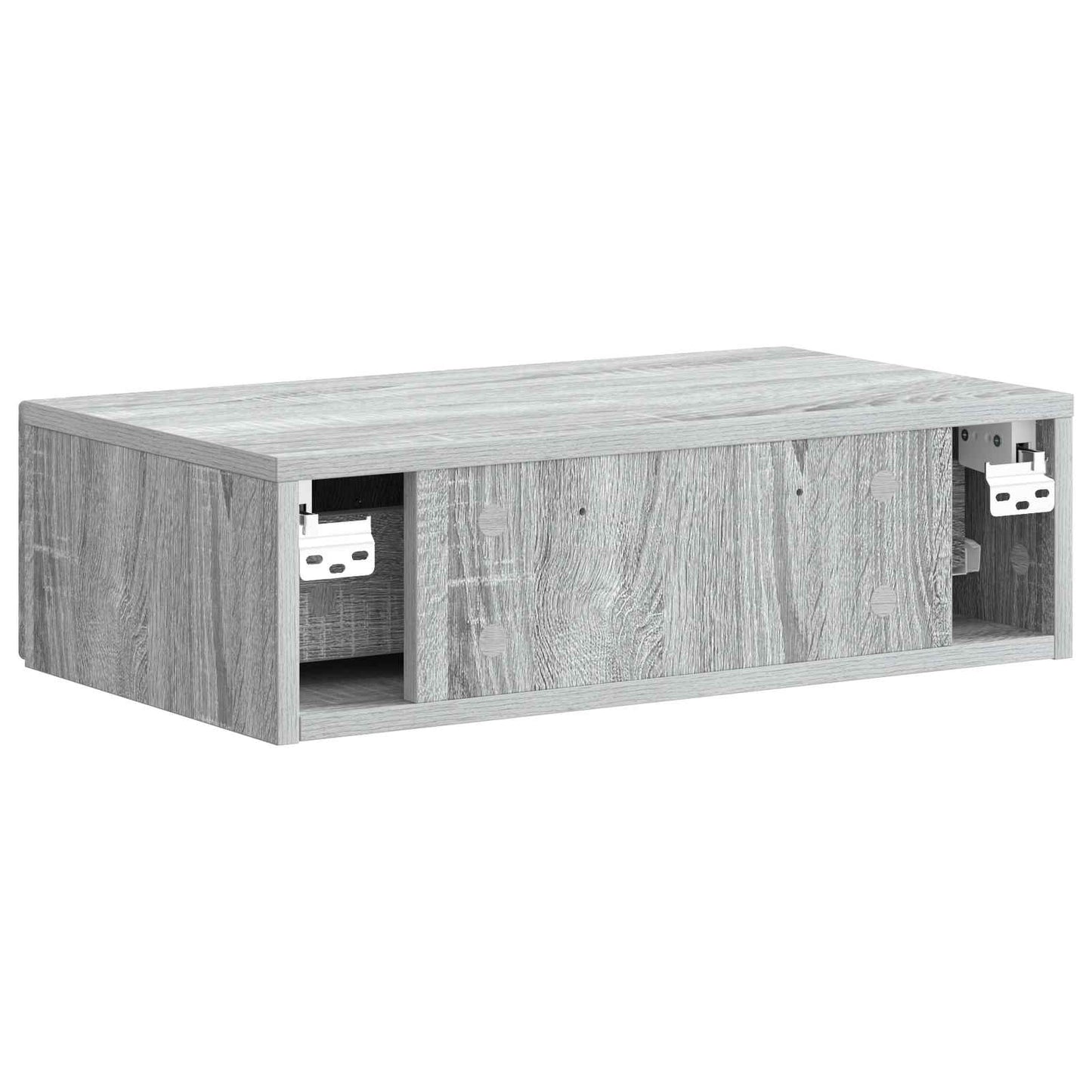 Wall-Mounted Side Table Grey Sonoma 59 x 34.5 x 17 cm
