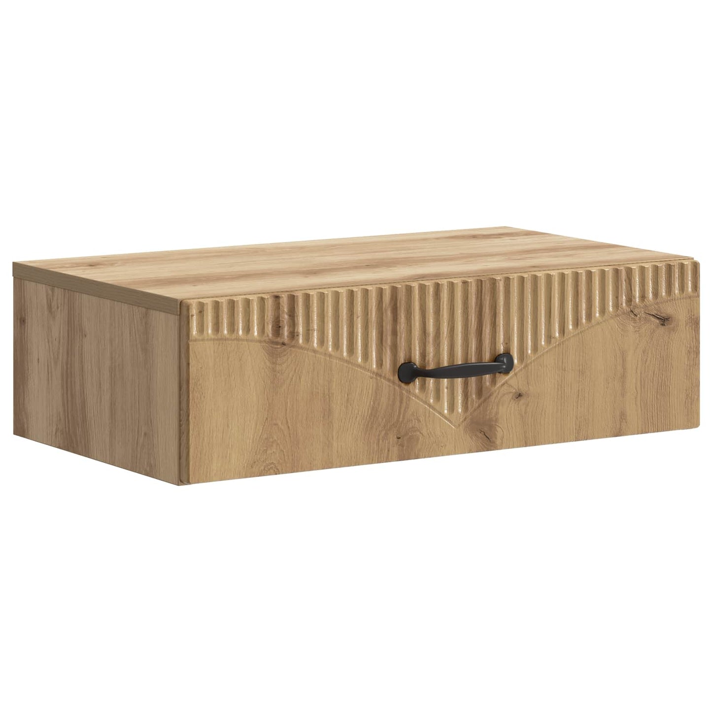 Wall-Mounted Side Table Artisan Oak 59 x 34.5 x 17 cm
