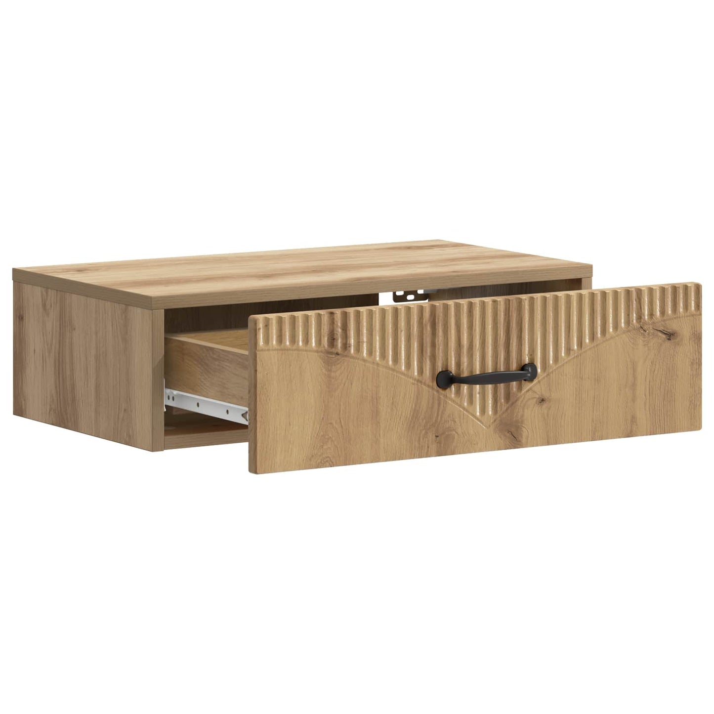 Wall-Mounted Side Table Artisan Oak 59 x 34.5 x 17 cm