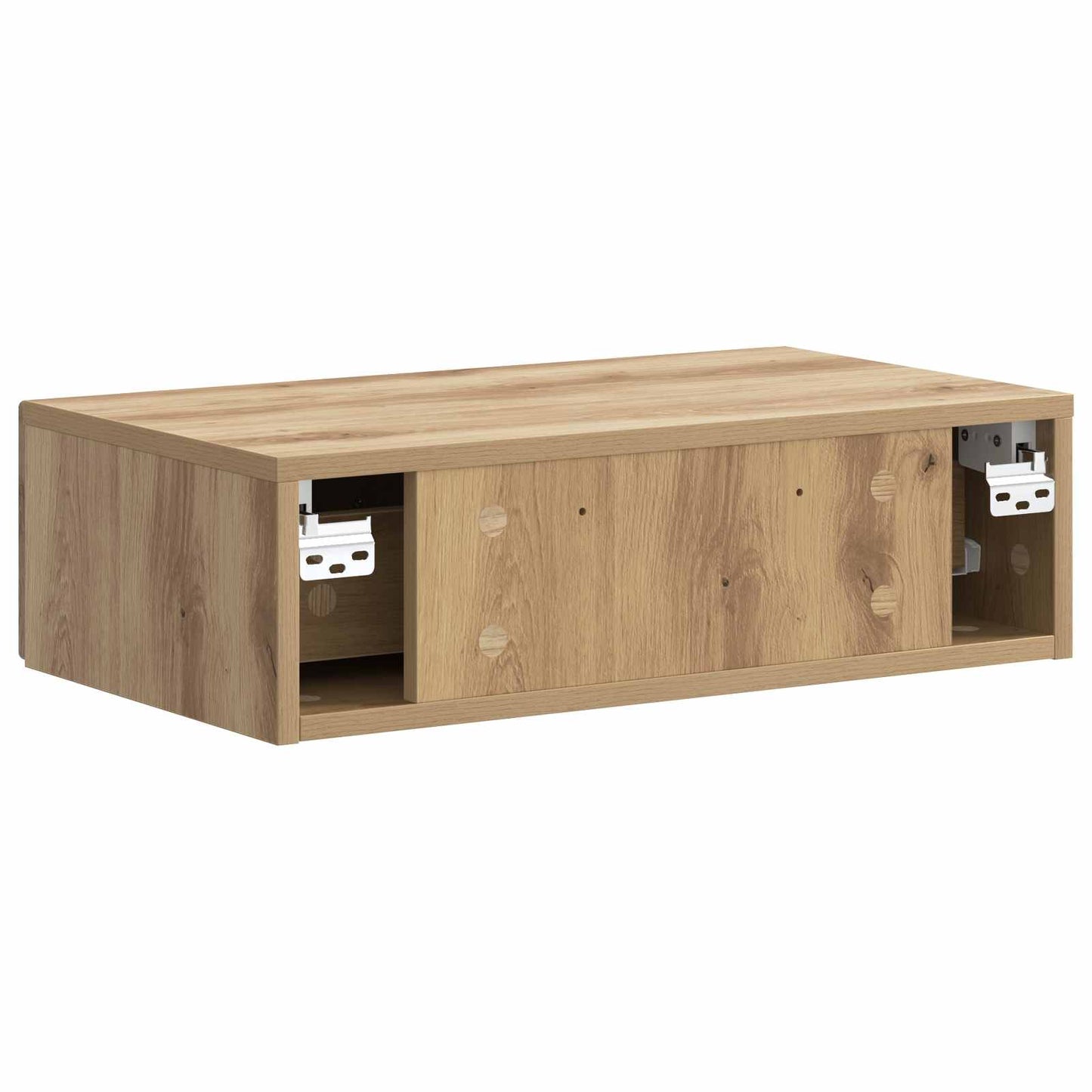 Wall-Mounted Side Table Artisan Oak 59 x 34.5 x 17 cm