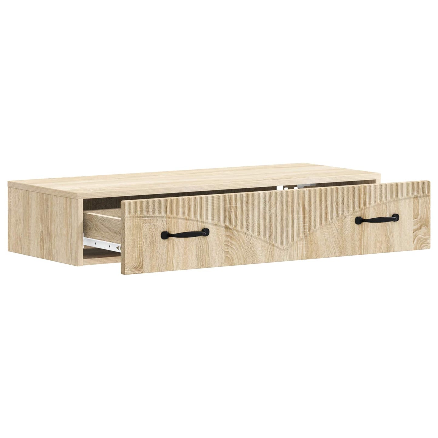 Wall-Mounted Side Table Sonoma Oak 87.5 x 34.5 x 17 cm