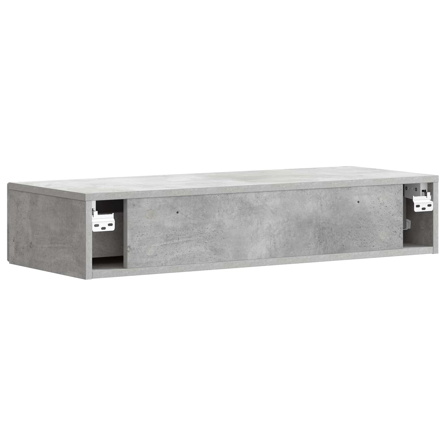 Wall-Mounted Side Table Concrete Grey 87.5 x 34.5 x 17 cm