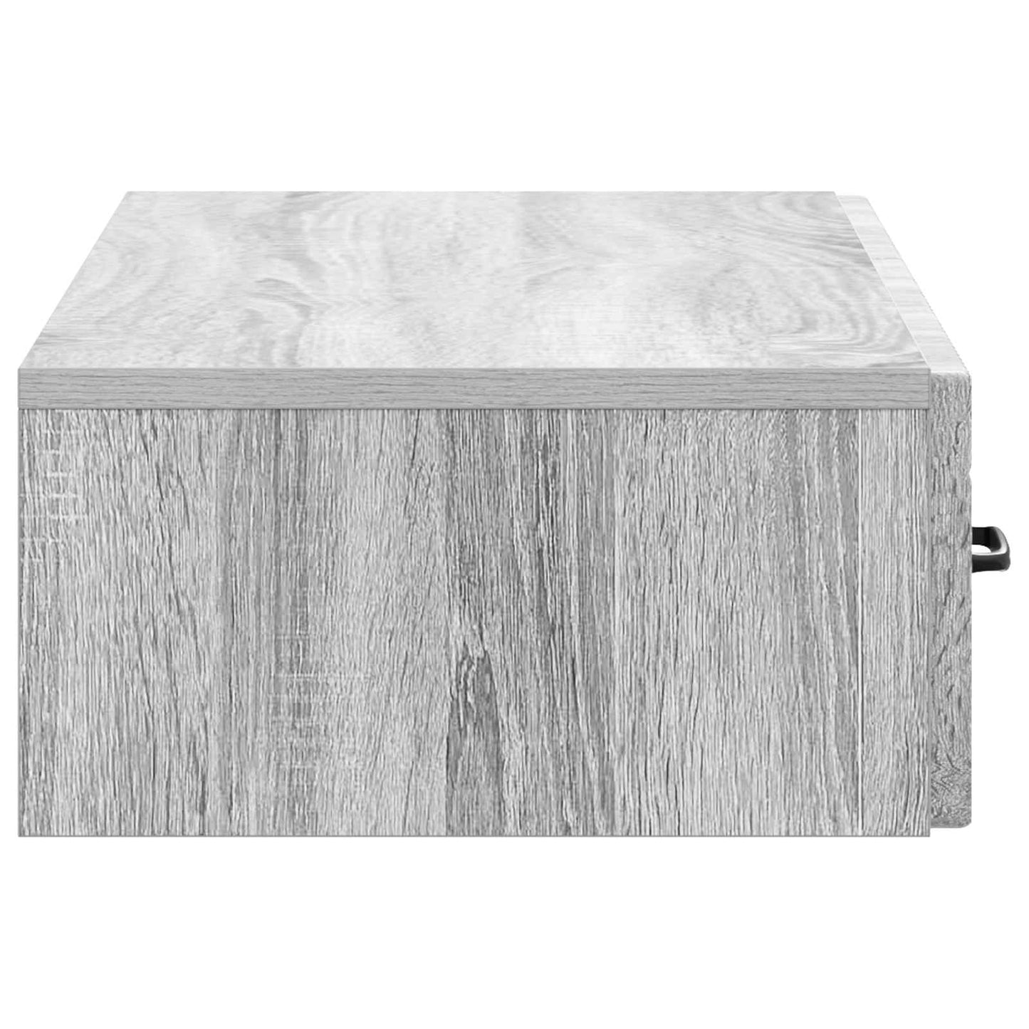 Wall-Mounted Side Table Grey Sonoma 87.5 x 34.5 x 17 cm