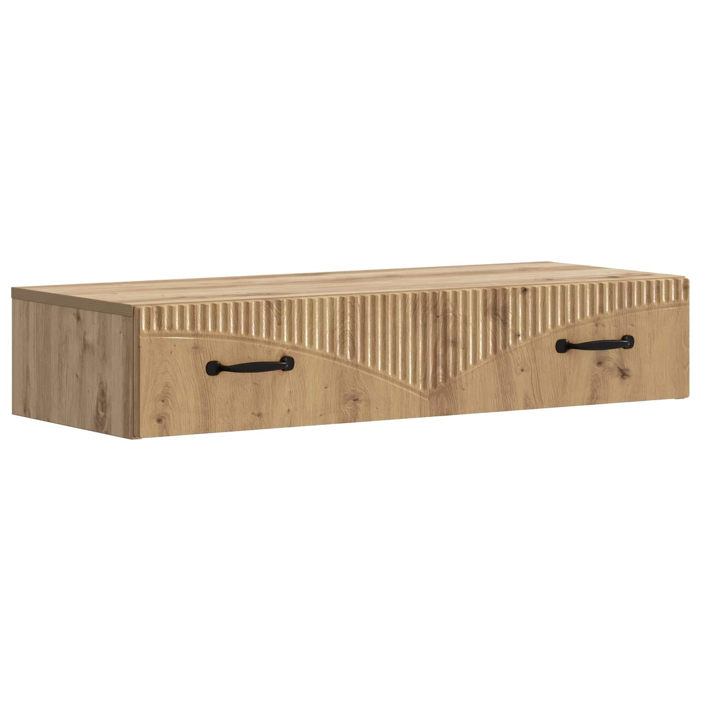 Wall-Mounted Side Table Artisan Oak 87.5 x 34.5 x 17 cm